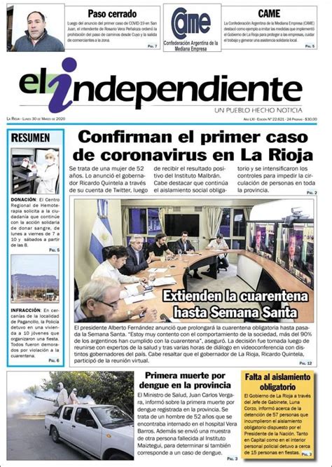 noticias diario el independiente hoy